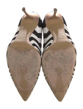 Nicholas Kirkwood Suede Striped Pumps