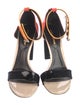 Nicholas Kirkwood Patent Leather Printed Sandals