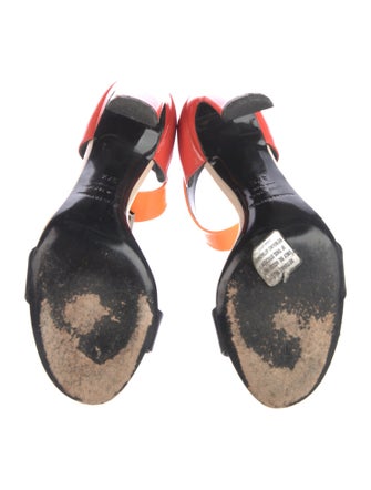 Nicholas Kirkwood Patent Leather Printed Sandals