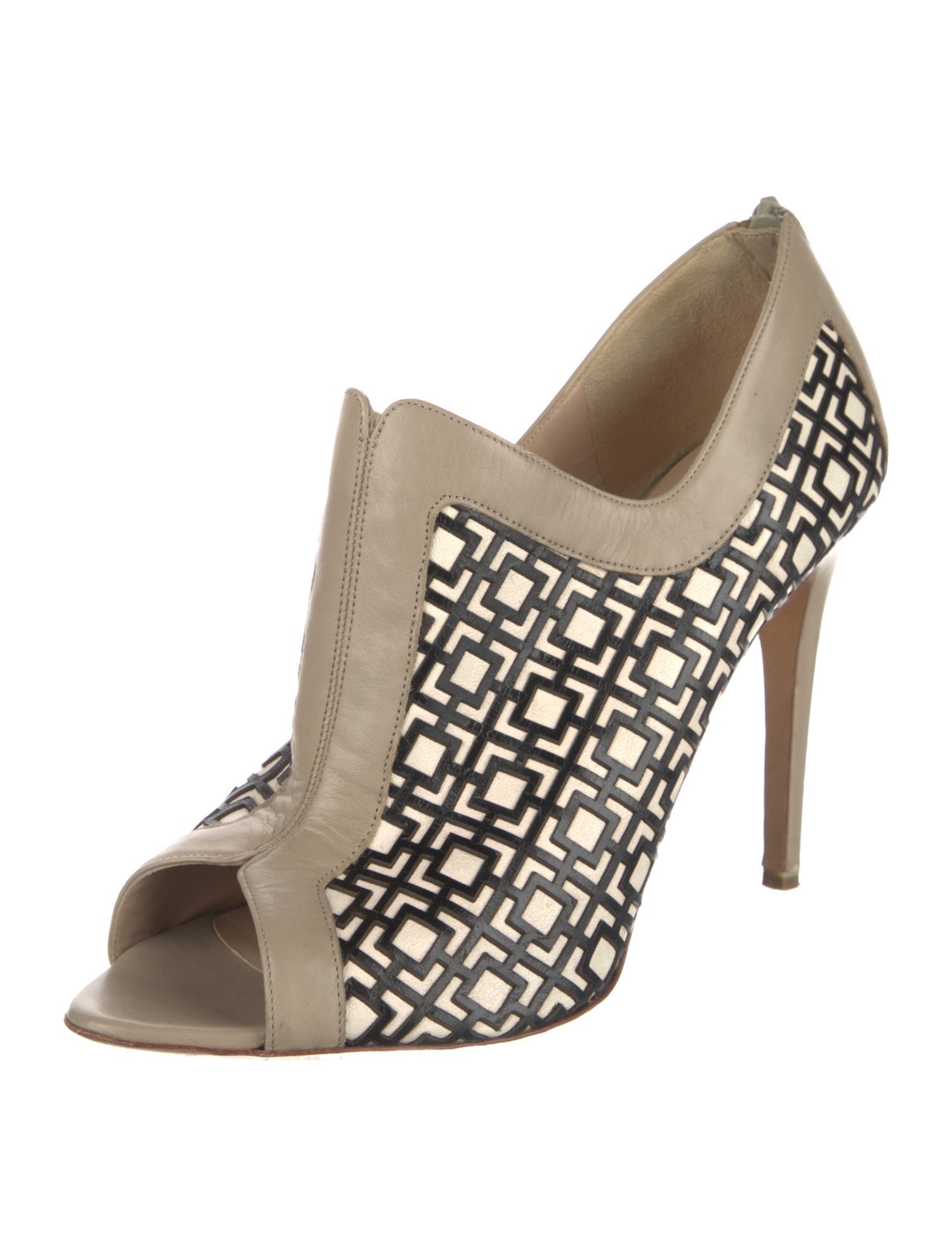 Nicholas Kirkwood Leather Printed Pumps