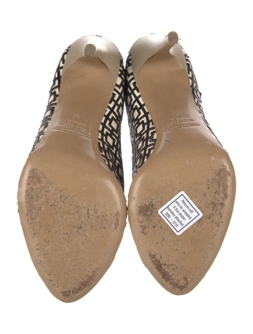 Nicholas Kirkwood Leather Printed Pumps