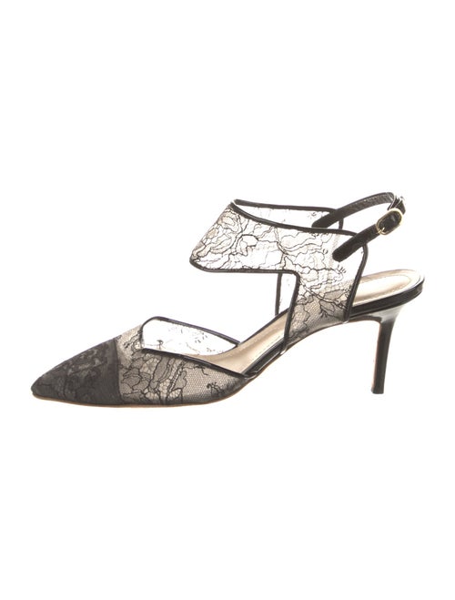 Nicholas Kirkwood Lace Lace Pattern Slingback Pumps