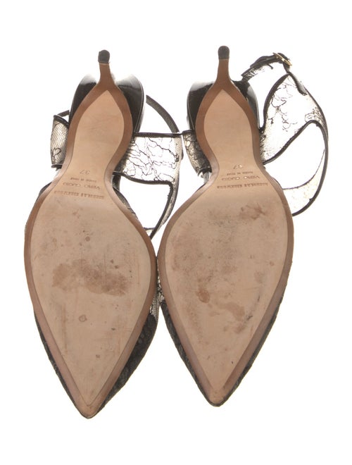 Nicholas Kirkwood Lace Lace Pattern Slingback Pumps