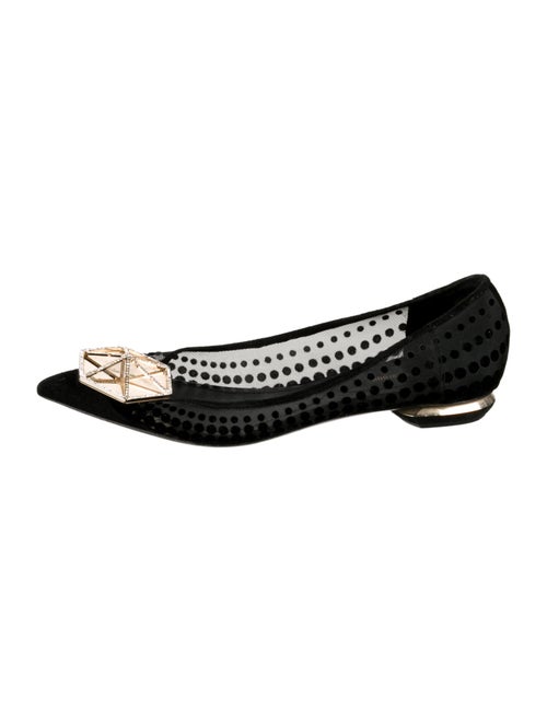 Nicholas Kirkwood Mesh Mesh Accents Flats