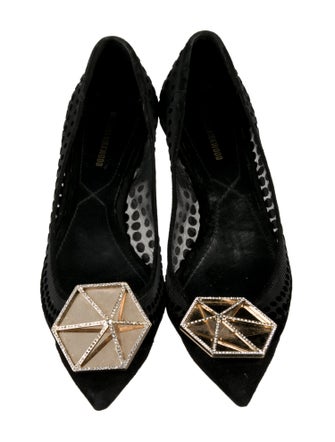 Nicholas Kirkwood Mesh Mesh Accents Flats