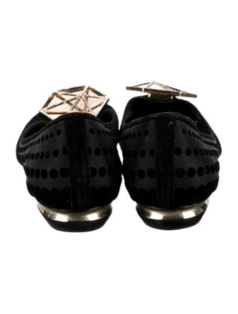 Nicholas Kirkwood Mesh Mesh Accents Flats