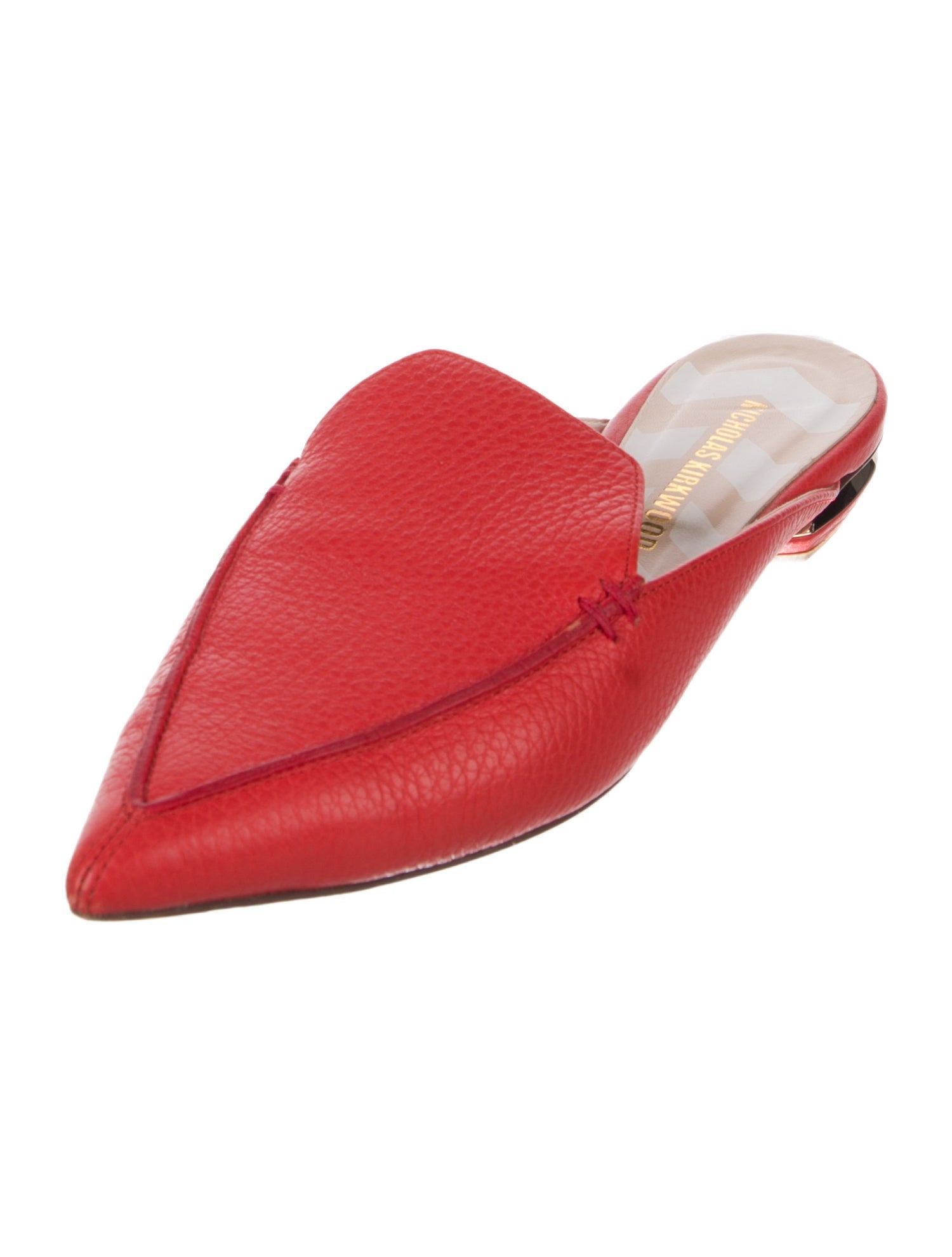 Nicholas Kirkwood Leather Mules