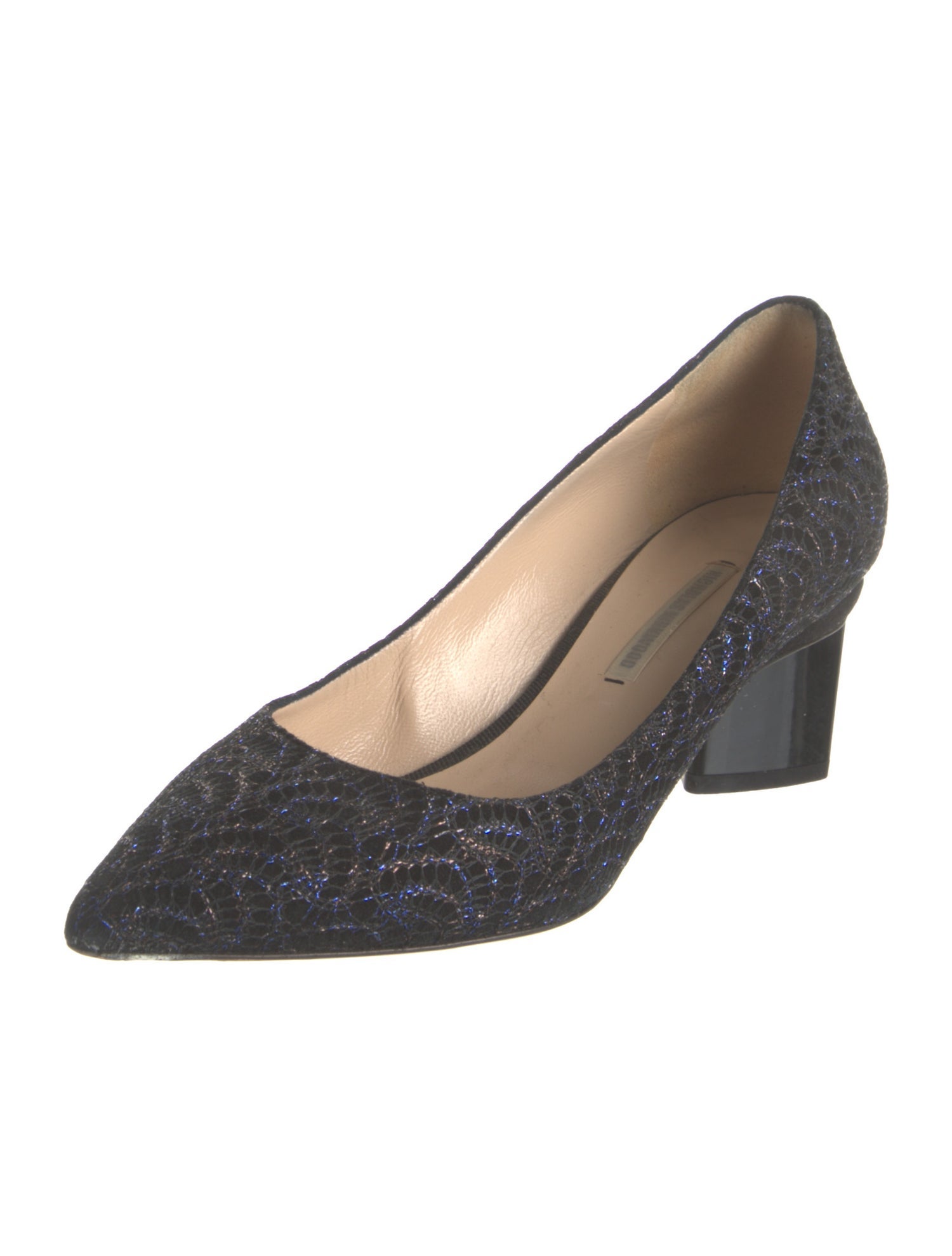 Nicholas Kirkwood Suede Printed Pumps