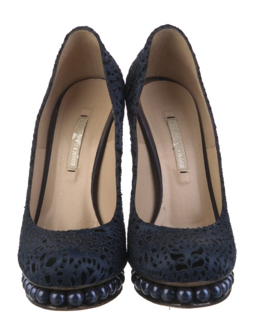 Nicholas Kirkwood Satin Pumps