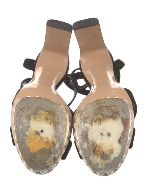 Nicholas Kirkwood Suede Beaded Accents Sandals