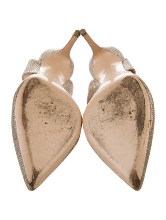 Nicholas Kirkwood Glitter Slingback Pumps