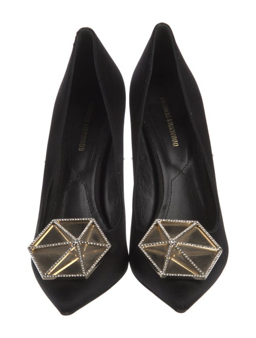 Nicholas Kirkwood Satin Crystal Embellishments Pumps