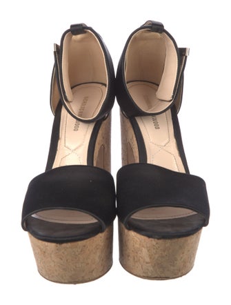 Nicholas Kirkwood Neoprene Colorblock Pattern Espadrilles