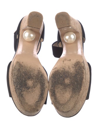 Nicholas Kirkwood Neoprene Colorblock Pattern Espadrilles