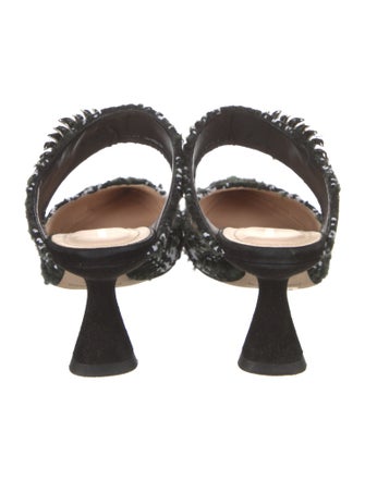 Nicholas Kirkwood Tweed Tweed Pattern Mules