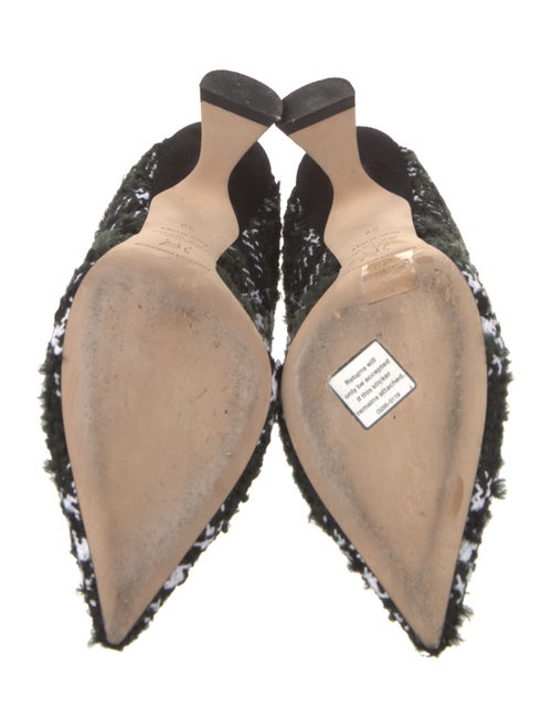 Nicholas Kirkwood Tweed Tweed Pattern Mules