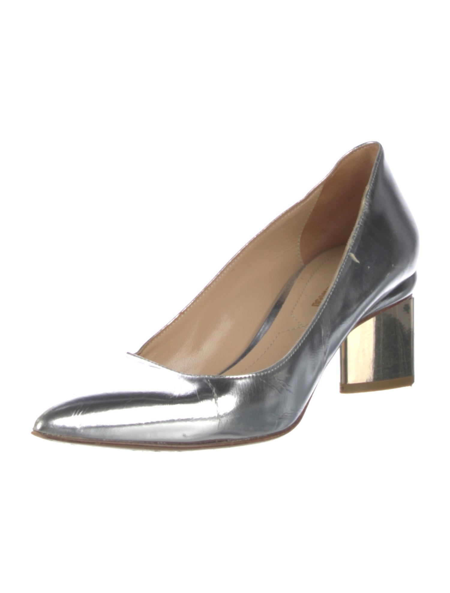 Nicholas Kirkwood Leather Slingback Pumps