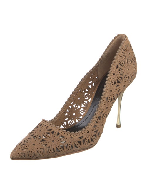 Nicholas Kirkwood Leather Patterned Pumps