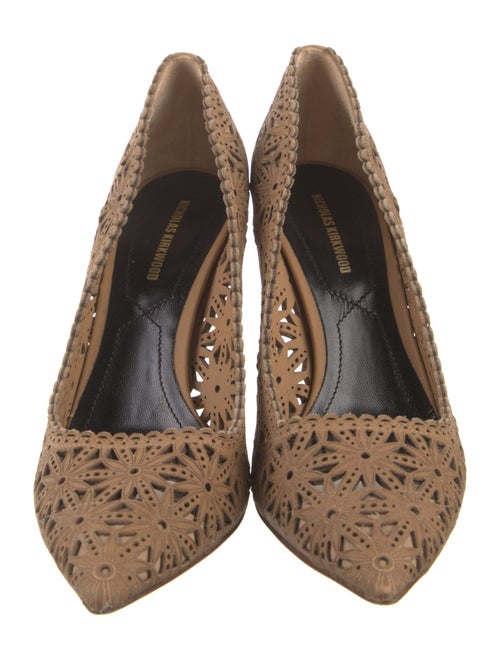 Nicholas Kirkwood Leather Patterned Pumps