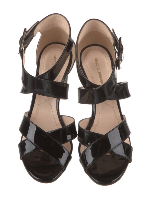Nicholas Kirkwood Patent Leather Sandals