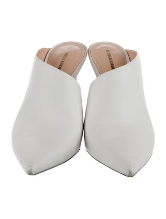 Nicholas Kirkwood Leather Beaded Accents Mules