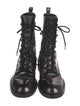 Nicholas Kirkwood Patent Leather Combat Boots