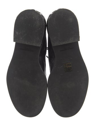 Nicholas Kirkwood Patent Leather Combat Boots