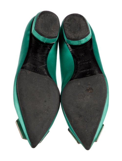 Nicholas Kirkwood Satin Crystal Embellishments Flats