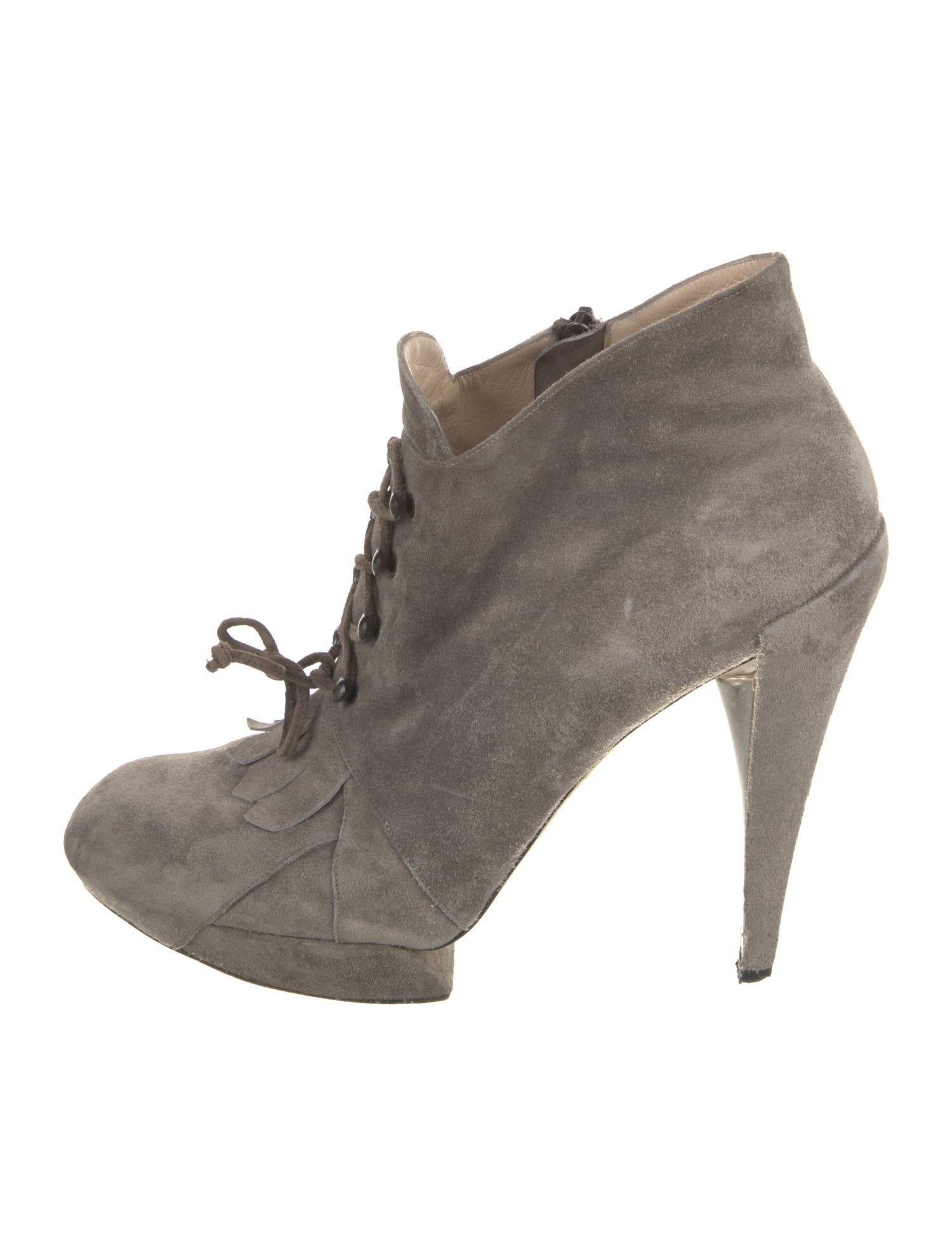 Nicholas Kirkwood Suede Lace-Up Boots