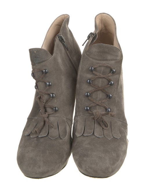 Nicholas Kirkwood Suede Lace-Up Boots