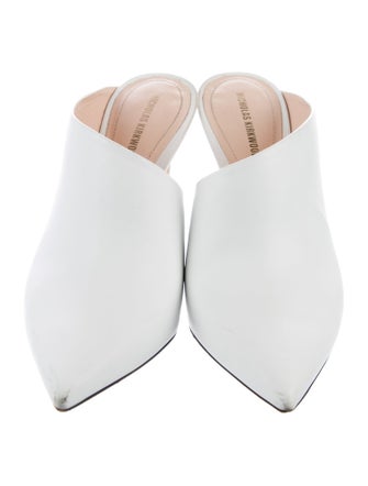 Nicholas Kirkwood Leather Beaded Accents Mules
