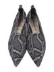 Nicholas Kirkwood Velvet Animal Print Flats