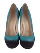 Nicholas Kirkwood Suede Colorblock Pattern Pumps