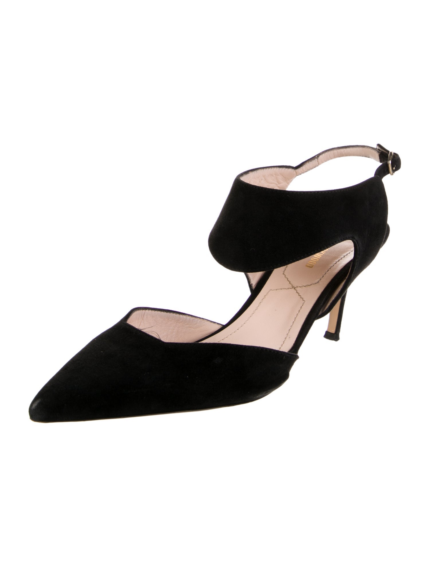 Nicholas Kirkwood Suede Slingback Pumps