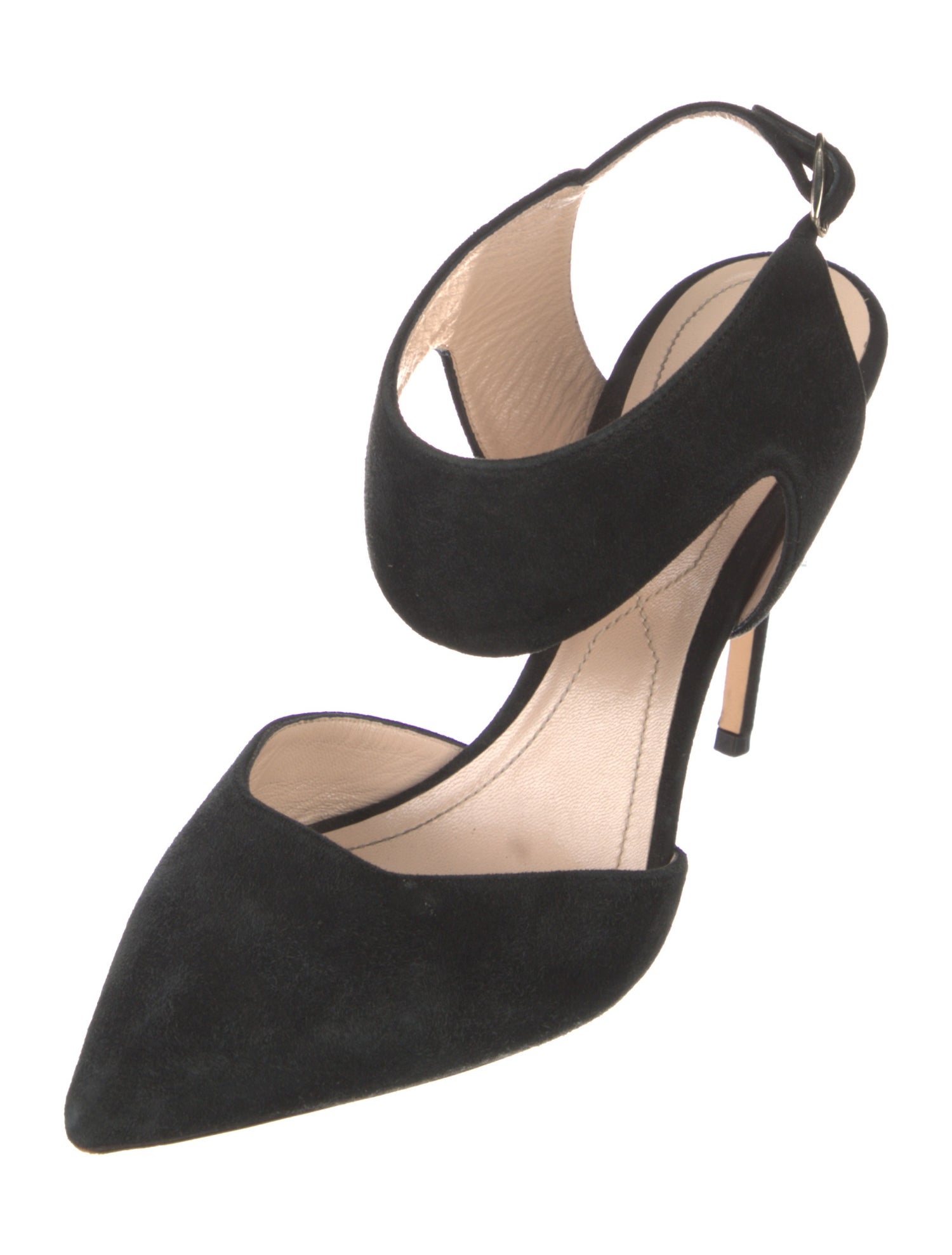 Nicholas Kirkwood Suede Slingback Pumps