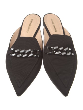 Nicholas Kirkwood Crystal Embellishments Mules