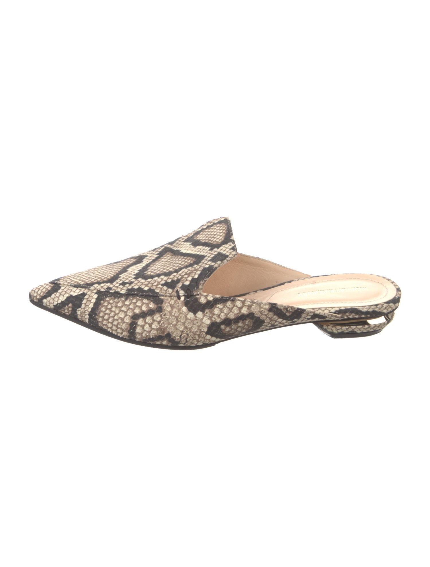 Nicholas Kirkwood Snakeskin Animal Print Mules