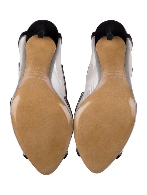 Nicholas Kirkwood Suede T-Strap Sandals