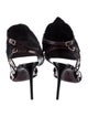 Nicholas Kirkwood Patent Leather Patterned Slingback Sandals