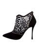 Nicholas Kirkwood Suede Lace Pattern Boots