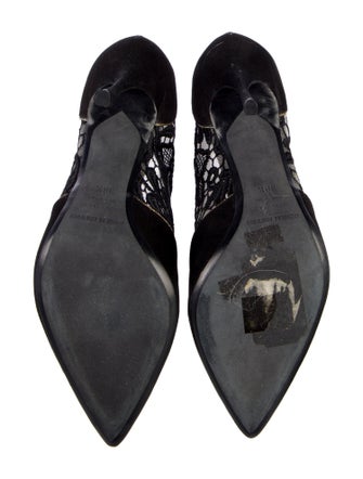 Nicholas Kirkwood Suede Lace Pattern Boots