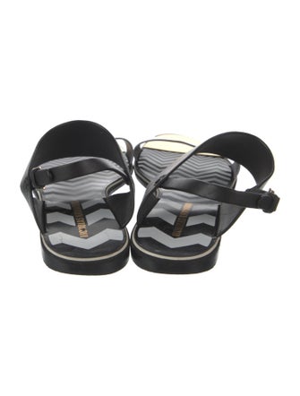 Nicholas Kirkwood Leather Slingback Flats