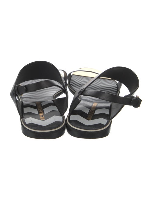 Nicholas Kirkwood Leather Slingback Flats