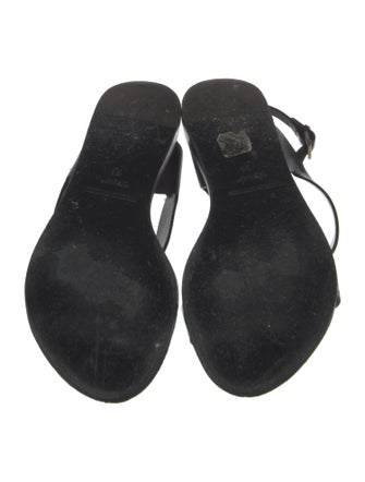 Nicholas Kirkwood Leather Slingback Flats