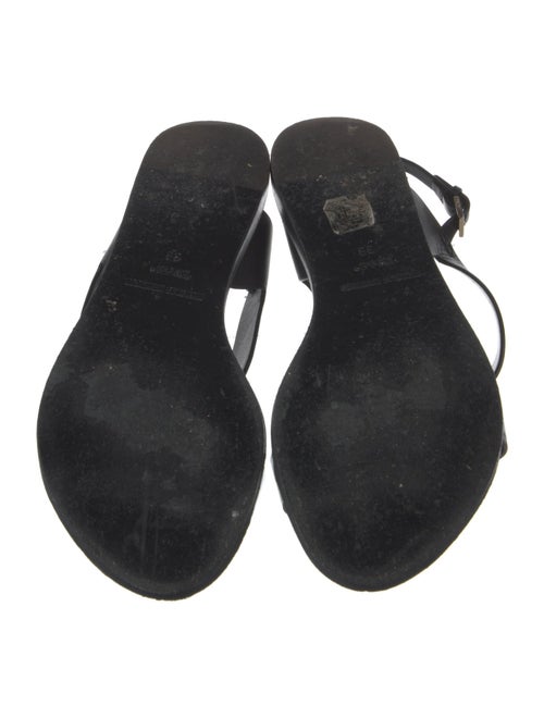 Nicholas Kirkwood Leather Slingback Flats