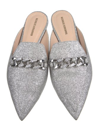 Nicholas Kirkwood Glitter Mules