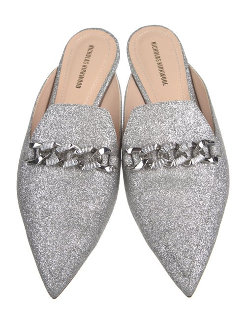 Nicholas Kirkwood Glitter Mules