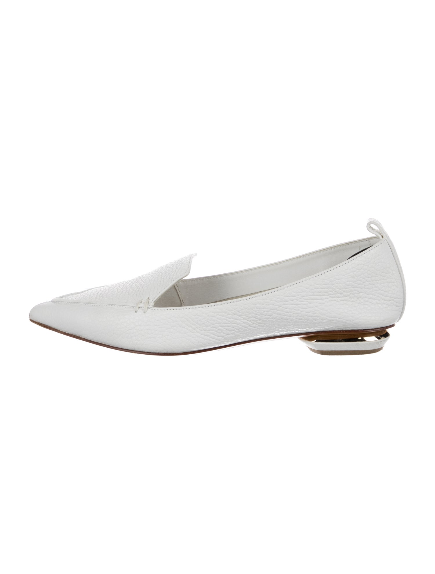 Nicholas Kirkwood Leather Flats