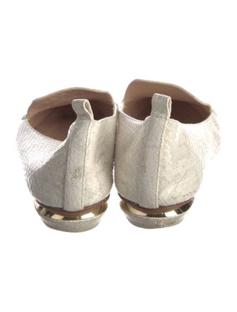 Nicholas Kirkwood Leather Flats