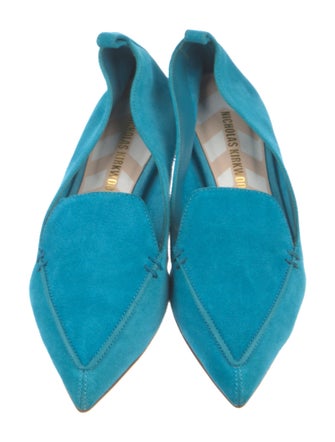 Nicholas Kirkwood Suede Flats